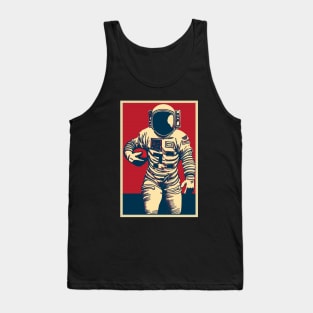 Astronaut Football Player Tank Top